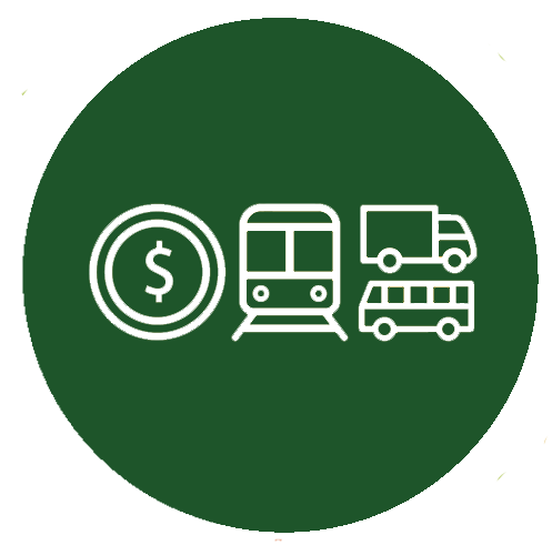 icon for Growing the Economy and Moving People and Goods growth concept