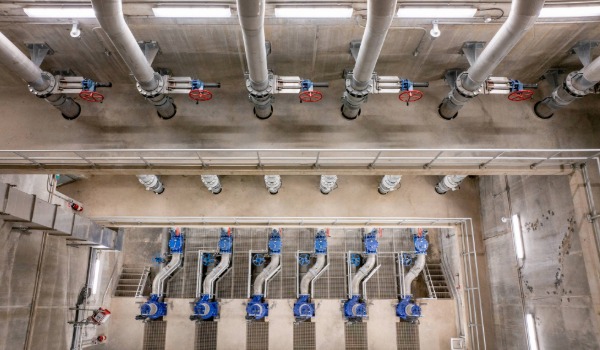 Wasterwater pumping machinery.